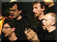 Alberto, Mario (alto), Luca, Paolo, Angelo (basso)